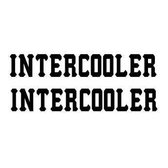 Stickers INTERCOOLER cowboy