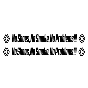 Stickers No shoes, no problems