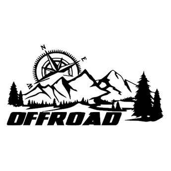 Stickers Offroad avec rose des vents