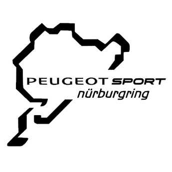 Stickers Peugeot circuit Nürburgring