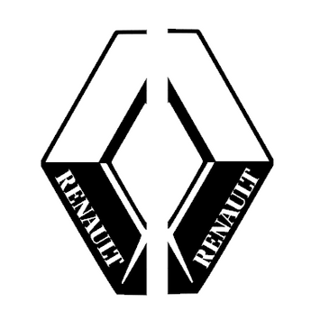Stickers RENAULT demi logo