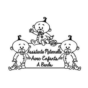 Stickers bébé à bord Assistante maternelle