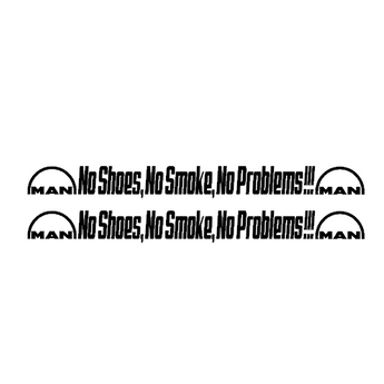 Stickers camion No shoes MAN