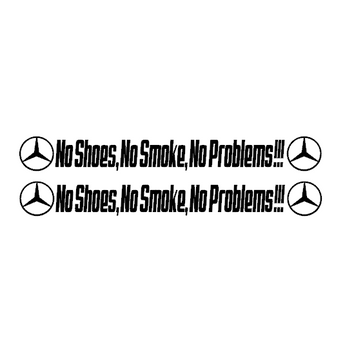 Stickers camion no shoes Mercedes