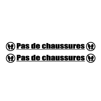 Stickers camion pas de chaussures logo simple