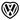 Stickers logo Volkswagen en coeur