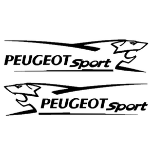 Stickers paire de Peugeot sport