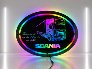 Fond de cabine camion LUMINEUX  ovale SCANIA