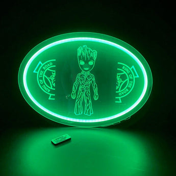 Fond de cabine camion miroir LUMINEUX GROOT - Stick Olivier