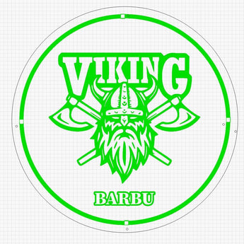 Fond de cabine camion VIKING barbu - Stick Olivier