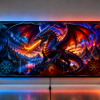 Fond de cabine lumineux Dragon de Feu – Nouvelle Génération