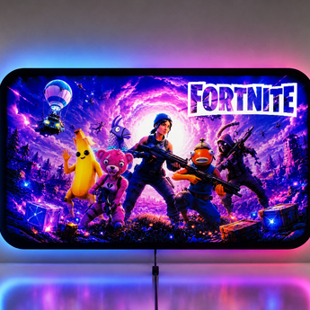 Fond de Cabine Lumineux Fortnite – Décoration LED Gamer Camion & Chambre