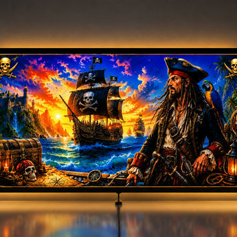 Fond de cabine lumineux Pirate Corsaire – Nouvelle Génération