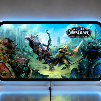Fond de Cabine Lumineux Warcraft – Décoration LED Gamer Camion & Chambre