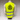 Gilet jaune OM haute visibilité vu de dos, grand logo noir et bandes réfléchissantes