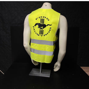 Gilet jaune personnalisé FORD MUSTANG - Stick Olivier