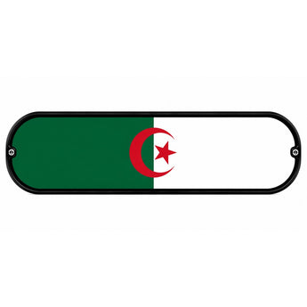 Plaque Lumineuse Camion Drapeau Algérie | LED 12V 24V USB | 50x14 cm
