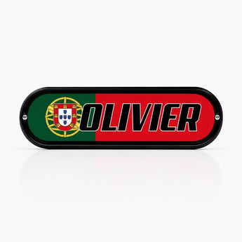 Plaque Lumineuse Camion Drapeau Portugal | LED 12V 24V USB | 50x14 cm
