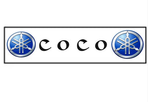 Plaque non lumineuse COCO