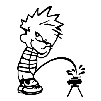 sticker PISSE BOY