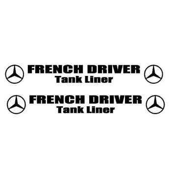 stickers MERCEDES french driver tank liner - Stick Olivier